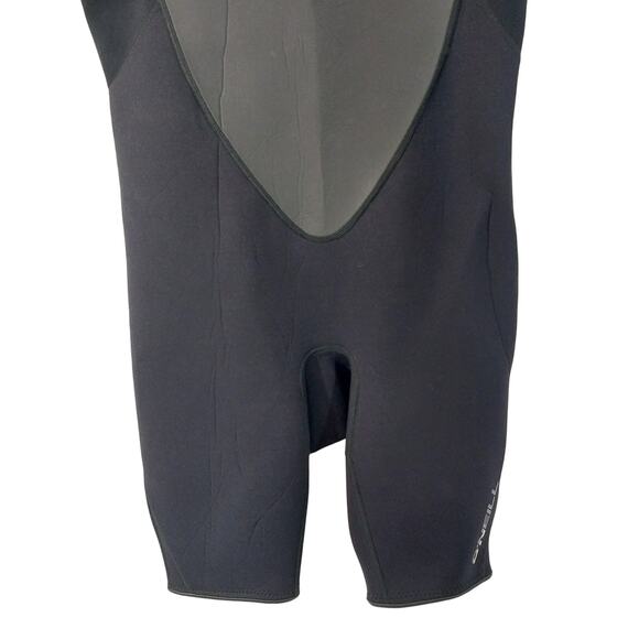O'NEILL! SUPER COOL SHORTY FRONT ZIP NEOPRENE WETSUIT, BLACK & GRAY, HOT! SZ XL - Picture 7 of 13